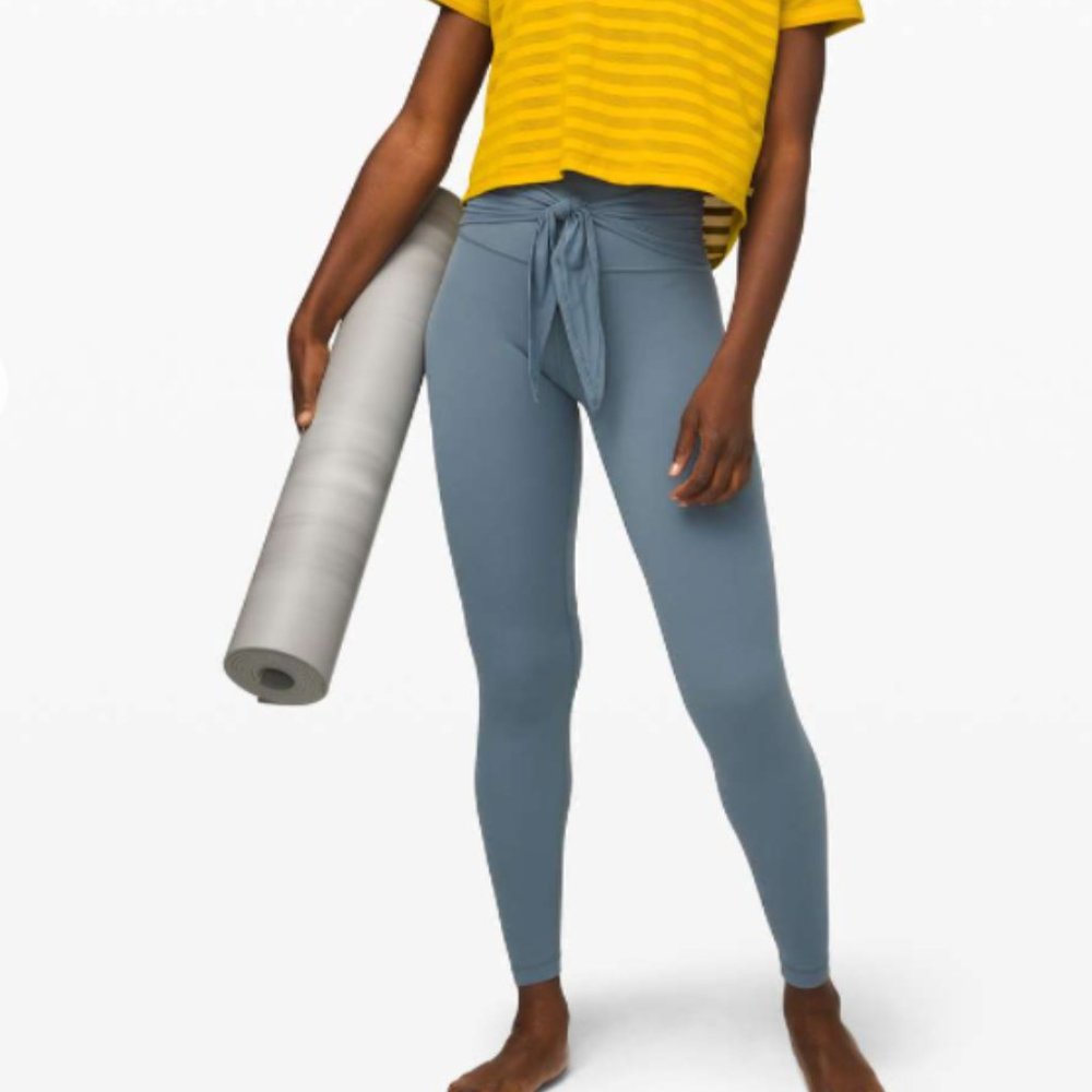 Lululemon Blue Align Pant 28" *Wrap Waist 4